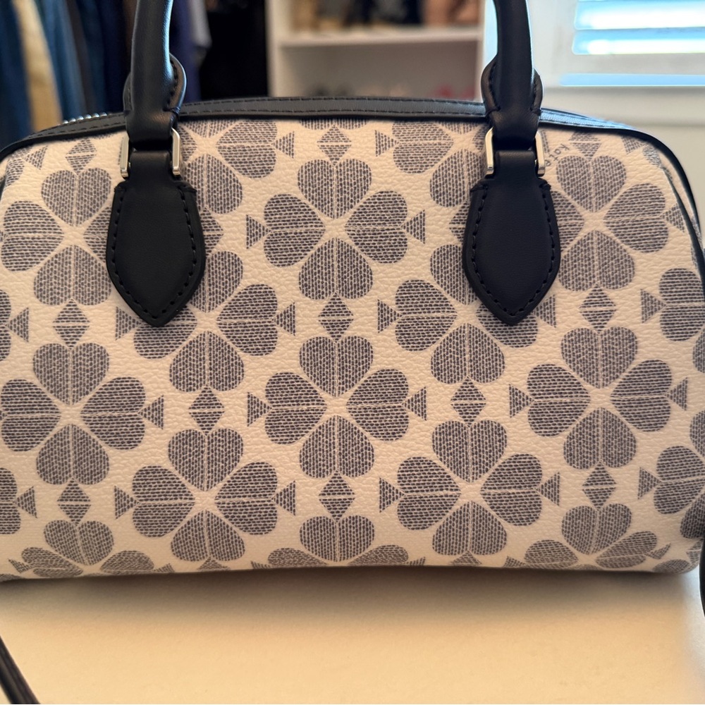 Kate Spade Blue and White Handbag and Wallet - Picture 3 of 8